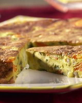 Лепешка из кольраби и моркови