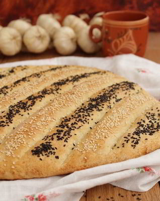 Лепешка полосатая