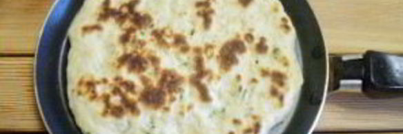 лепешка с маслом