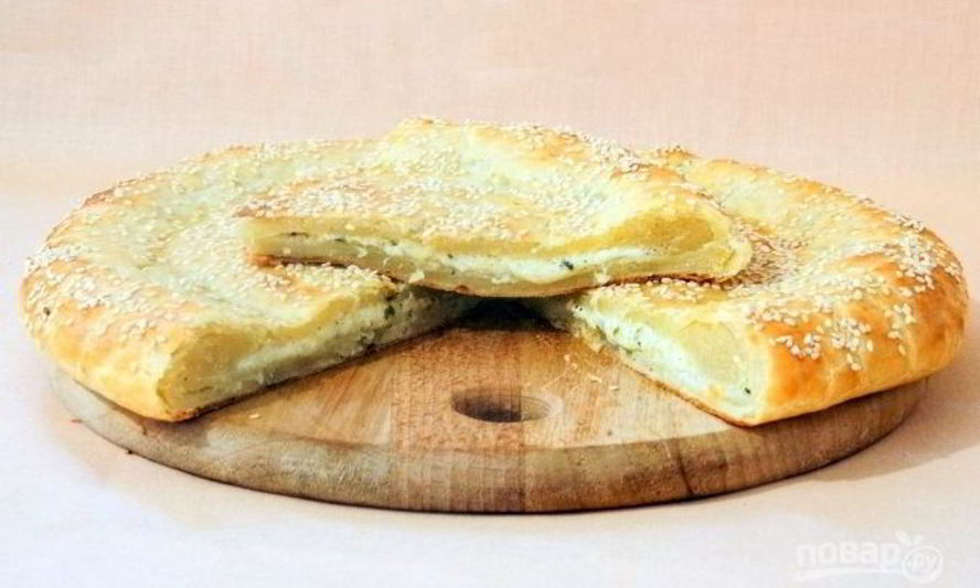 Рецепт лепешки с сыром