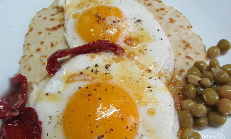Рецепт лепешки с яйцом на завтрак
