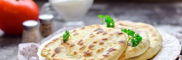 лепешки с адыгейским сыром на сковороде