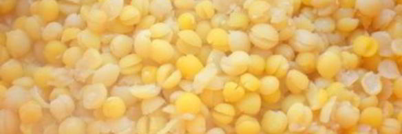 лепешки с горохово-чесночной начинкой