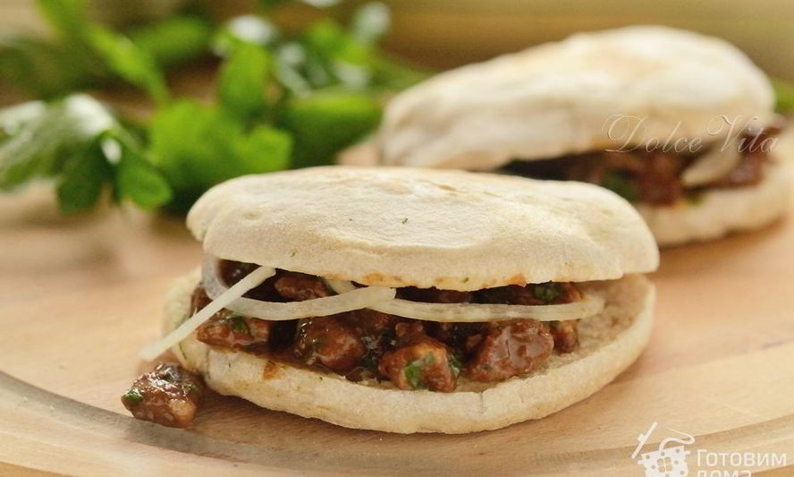 Рецепт лепешек с мясом по-китайски