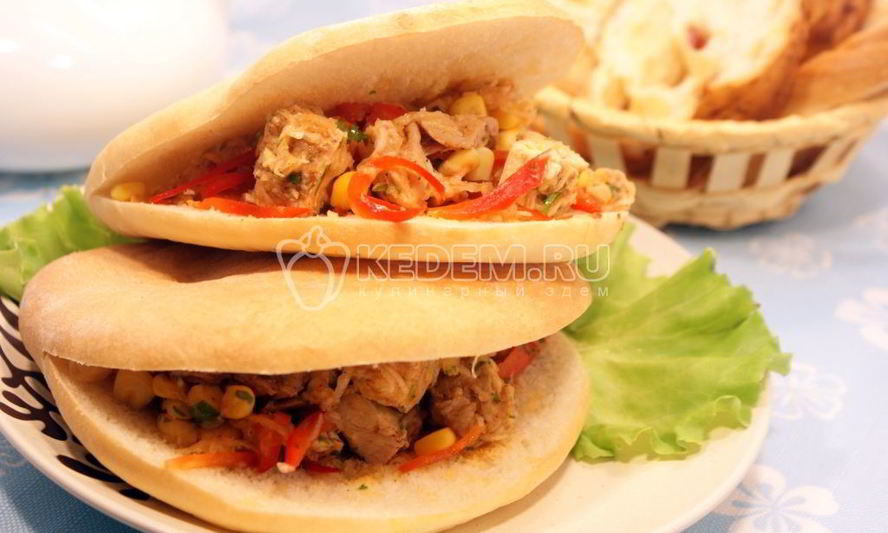 Рецепт лепешек с начинкой