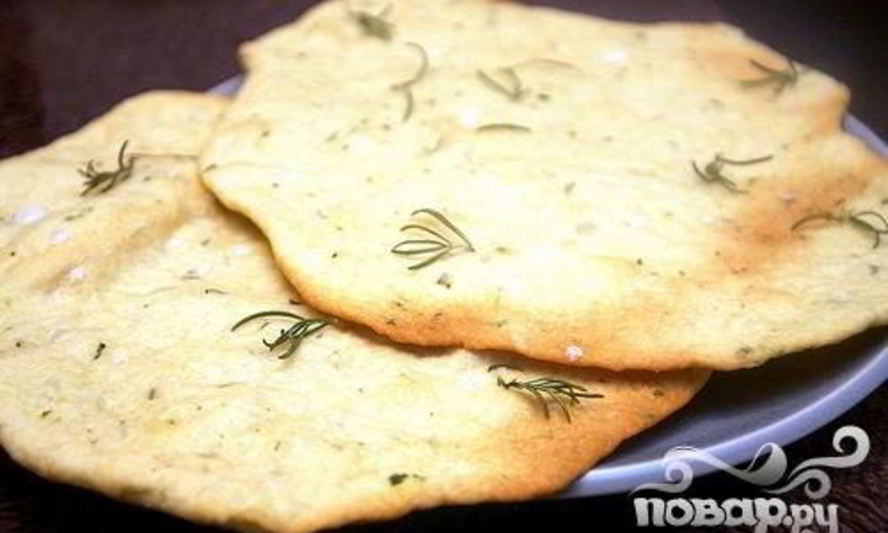 Рецепт лепешек с розмарином