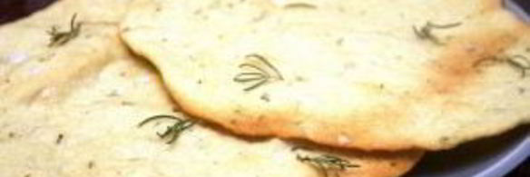 лепешки с розмарином