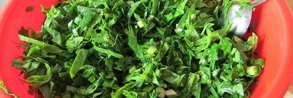 лепешки с зеленью по-кавказски