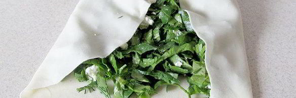 лепешки с зеленью по-кавказски