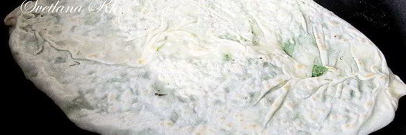 лепешки с зеленью по-кавказски