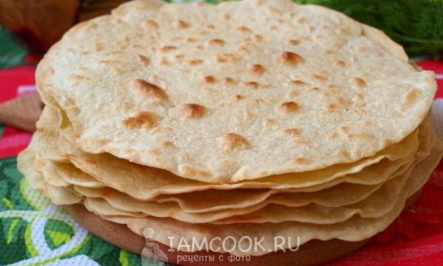 Рецепт мексиканской лепешки тортилья