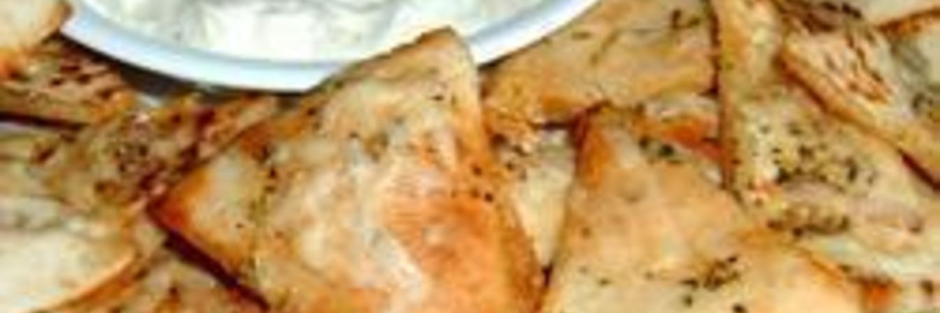 Пита с чесноком