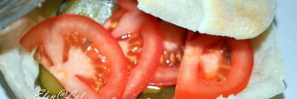 пита с начинкой и без