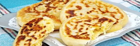 сырные лепешки на кефире на сковороде