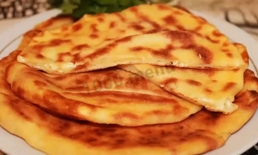 Рецепт сырных лепешек с начинкой