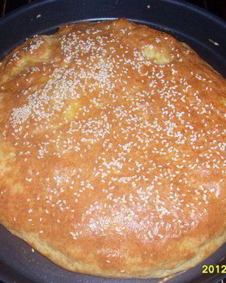 Творожно-сырная лепешка