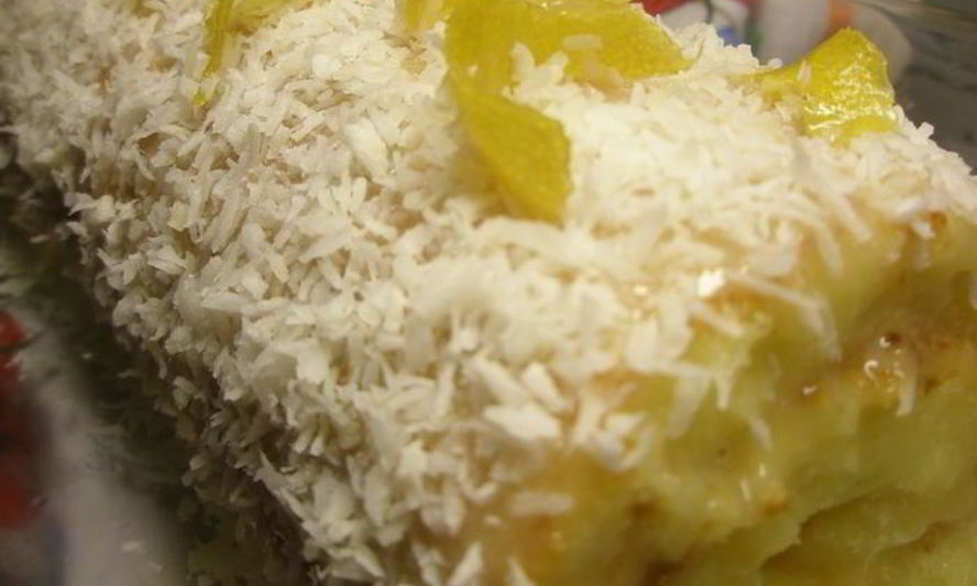 Рецепт лимонного рулета