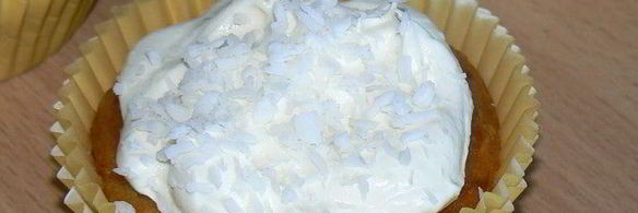 банановые маффины с кокосовым облачком