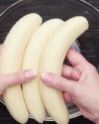 Банановые маффины с начинкой