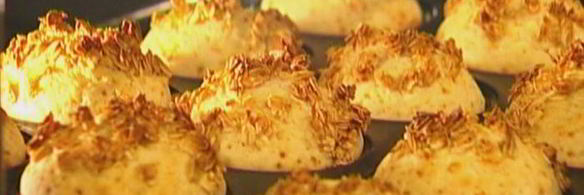 банановые маффины с овсяными хлопьями и медом