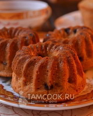 Банановые маффины с шоколадными каплями