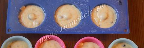 банановые маффины с шоколадными каплями