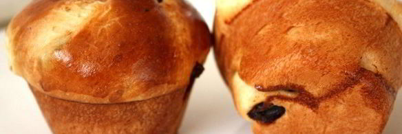 бриоши-маффины с изюмом