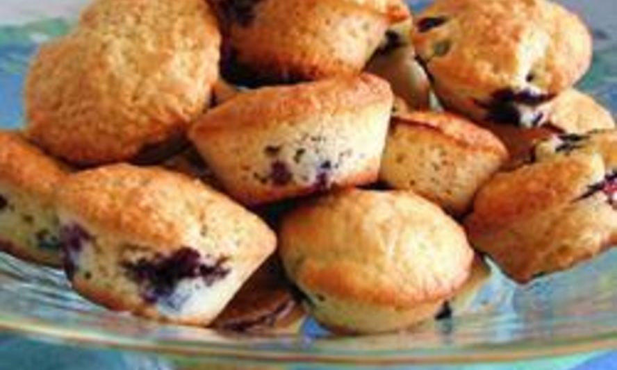 Рецепт черничных маффинов