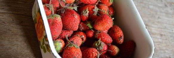 клубничные маффины с овсяными хлопьями и имбирем