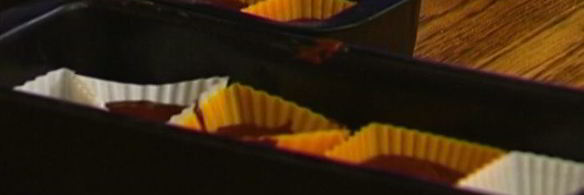 кофейные маффины с черным и белым шоколадом