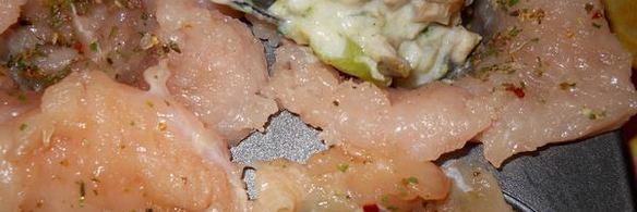 куриные маффины с брокколи и грибами