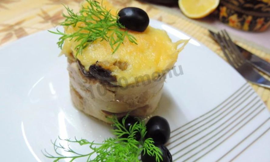 Рецепт куриных маффинов с гречкой и грибами