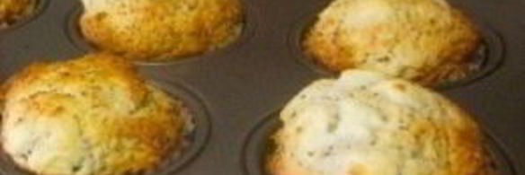 лимонные маффины с маком