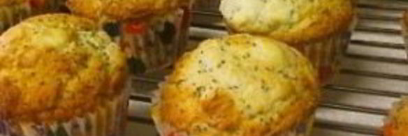 лимонные маффины с маком