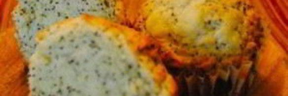 лимонные маффины с маком