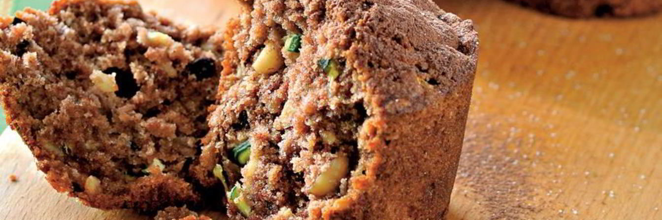 Маффины из цукини с шоколадом