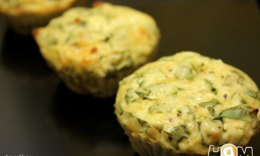 Рецепт маффинов из творога со шпинатом