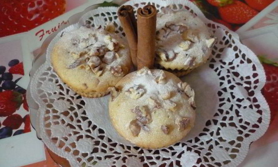 Рецепт маффинов кофейных с орешками