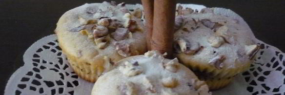 маффины кофейные с орешками