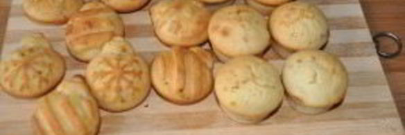 маффины с апельсинами и фисташками