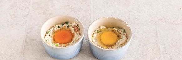 маффины с беконом и яйцом