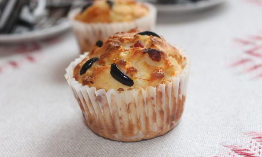 Рецепт маффинов с беконом