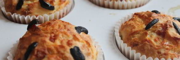 маффины с беконом