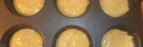 маффины с белым шоколадом и творожной начинкой