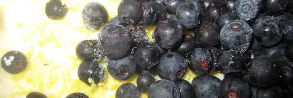 маффины с черникой