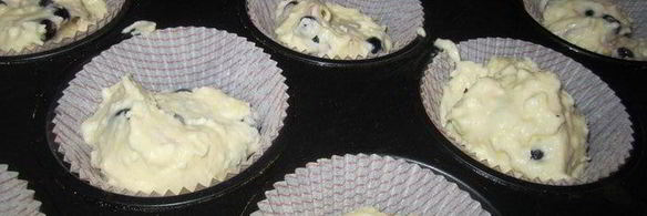 маффины с черникой