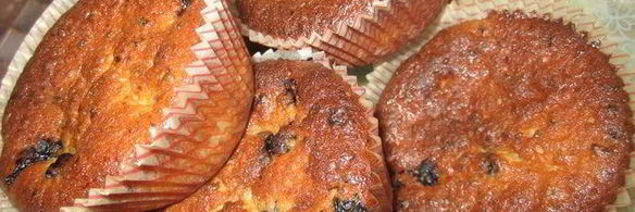 маффины с черникой