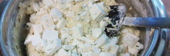 маффины с фетой и зеленью