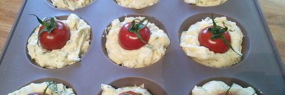 маффины с фетой и зеленью