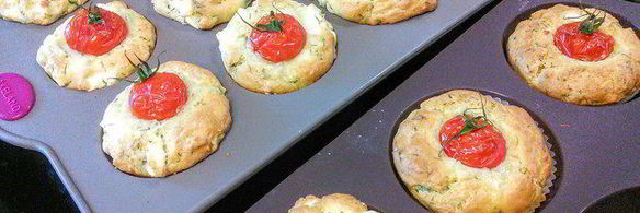 маффины с фетой и зеленью